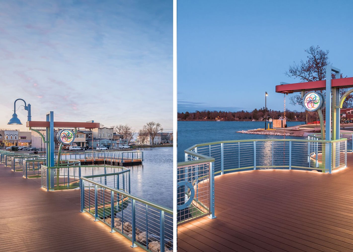 fowler lake railing deck