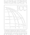 Logo for ICC, the International Code Council, a leading global source of model codes.