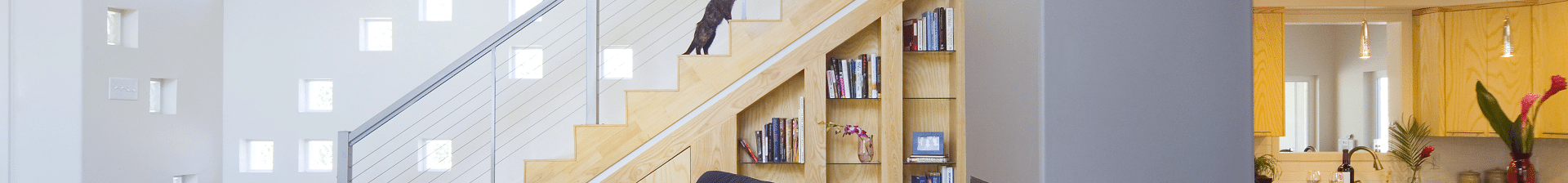interior stairs railing cable rail