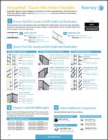 designrail kit order checklist