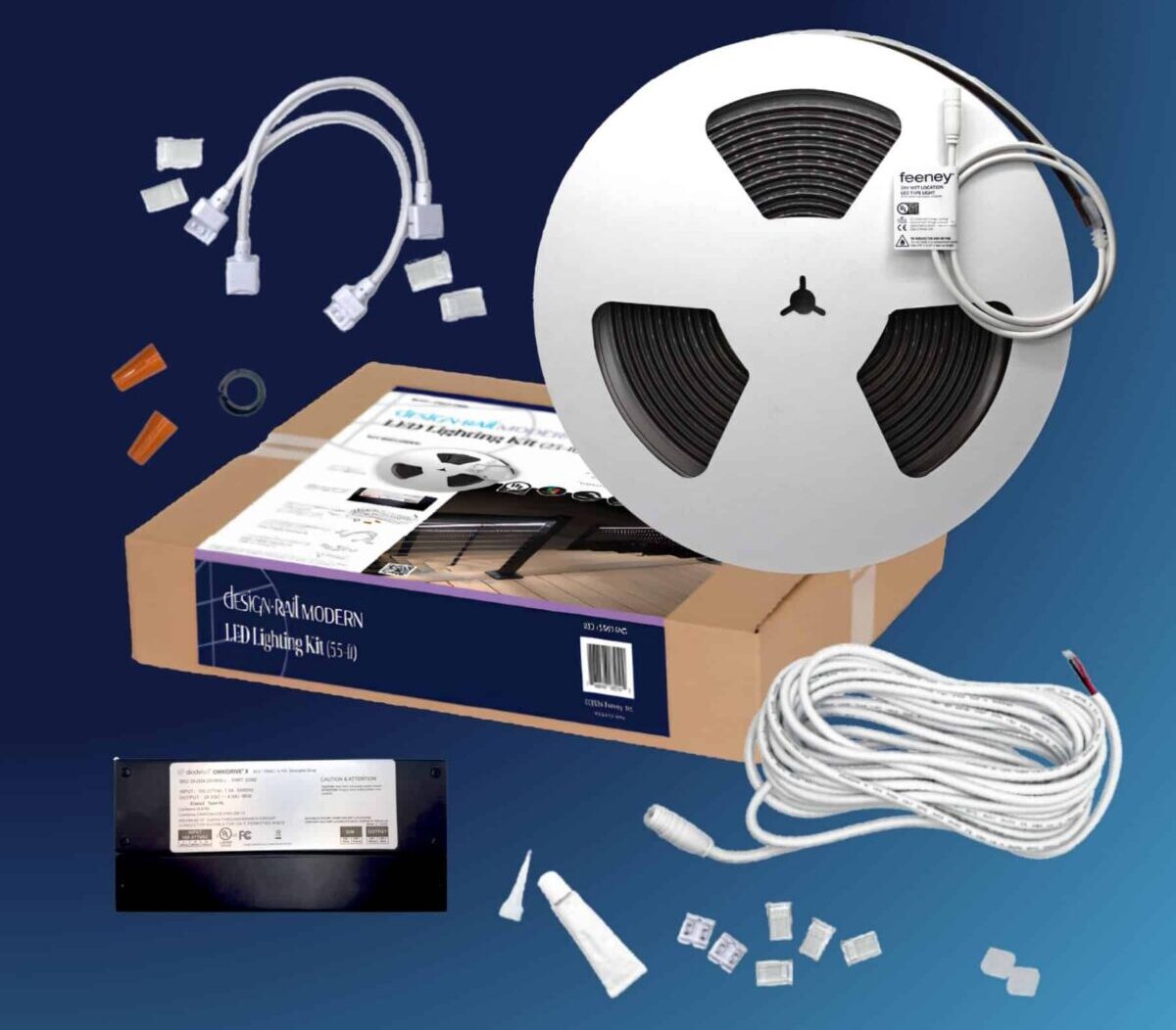 Retail Lighting Kit components