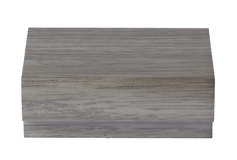 weathered gray top rail