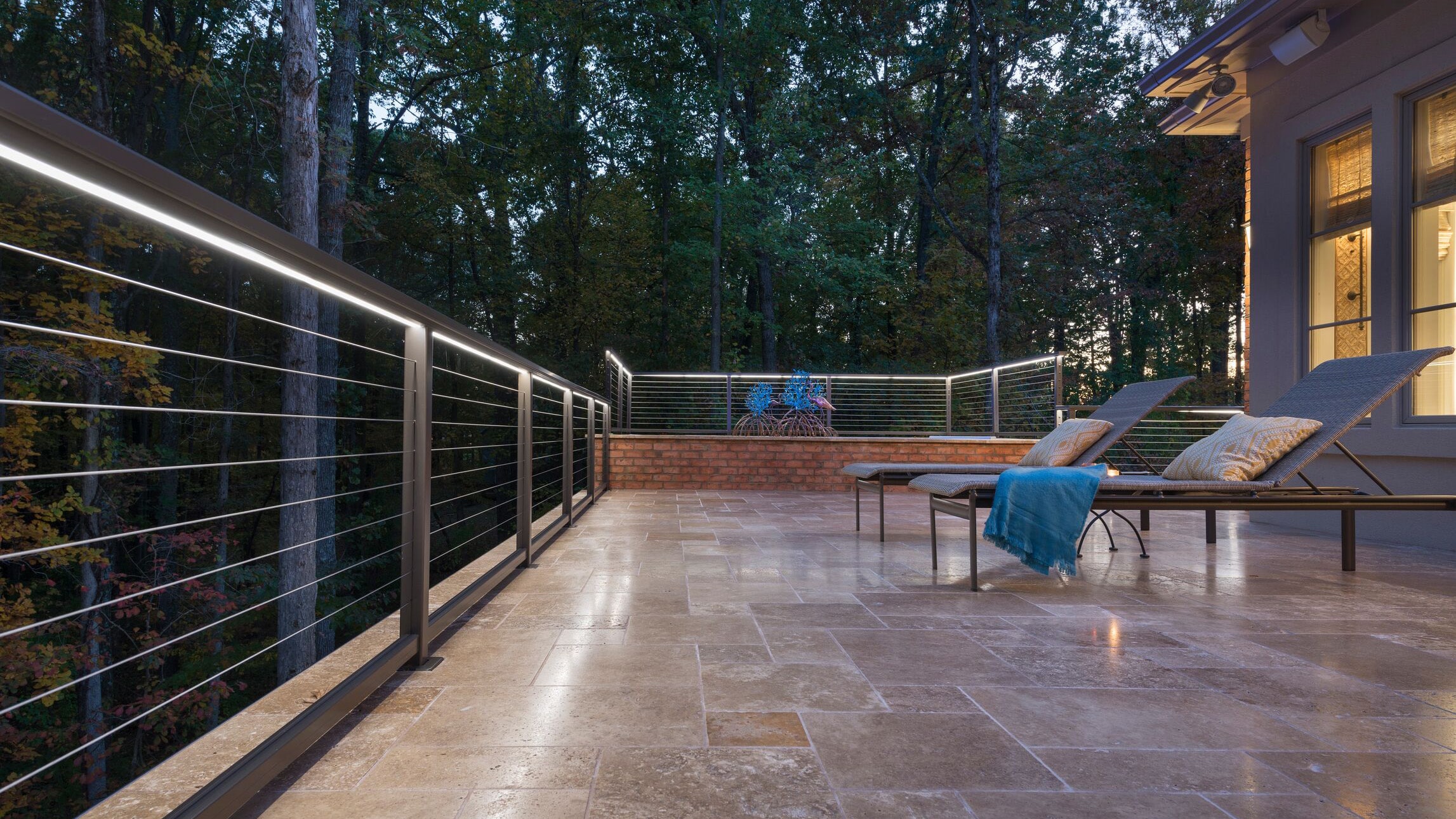 design railing exterior patio of home