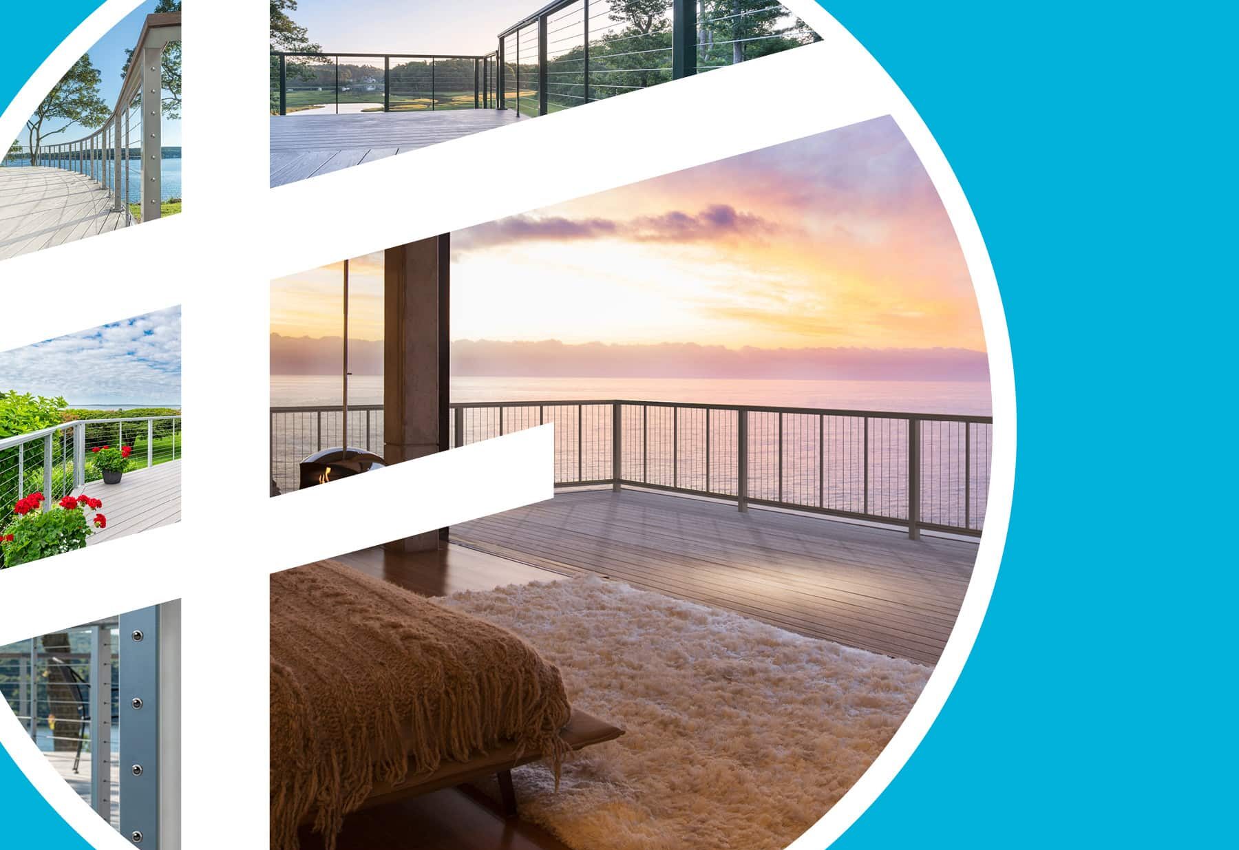 Cable Railing Designs for Decks, Stairs, Porches & Balconies