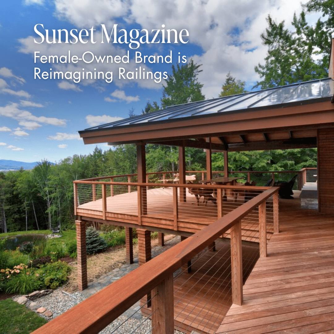 sunset Magazine Featured Story - Image features Feeney CableRail